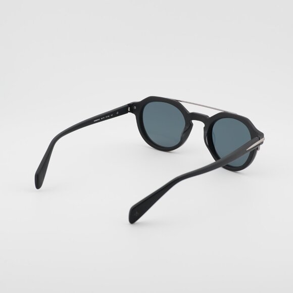 Rag & Bone RNB6006/S 0807 IR Sunglasses Black Square Frame, Smoke Lenses - Picture 5 of 9